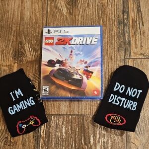 LEGO 2K Drive for PS5 - New Never Open And Gaming Do Not Disturb Socks Also New